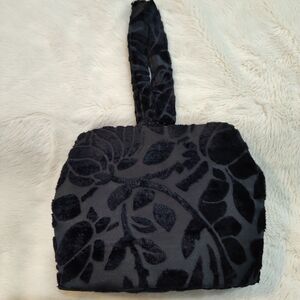 Elegant Black Floral Women Bag